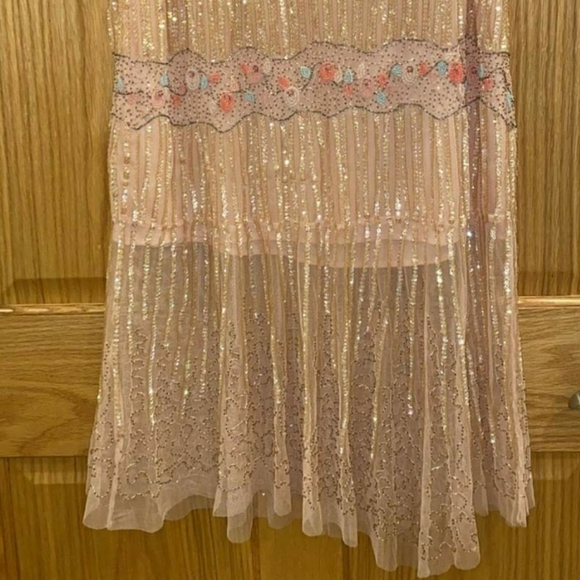 Nanette Lepore "Jeweled" Pleated Dress - Picture 7 of 14